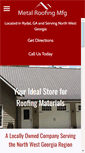 Mobile Screenshot of metalroofingmfgcantonga.com
